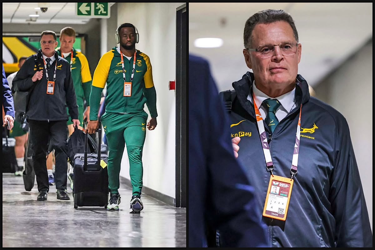 Springboks coach Rassie Erasmus