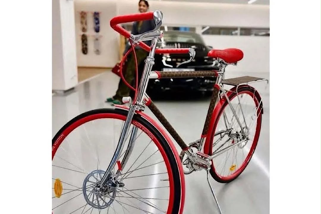 DJ Black Coffee’s LV bicycle